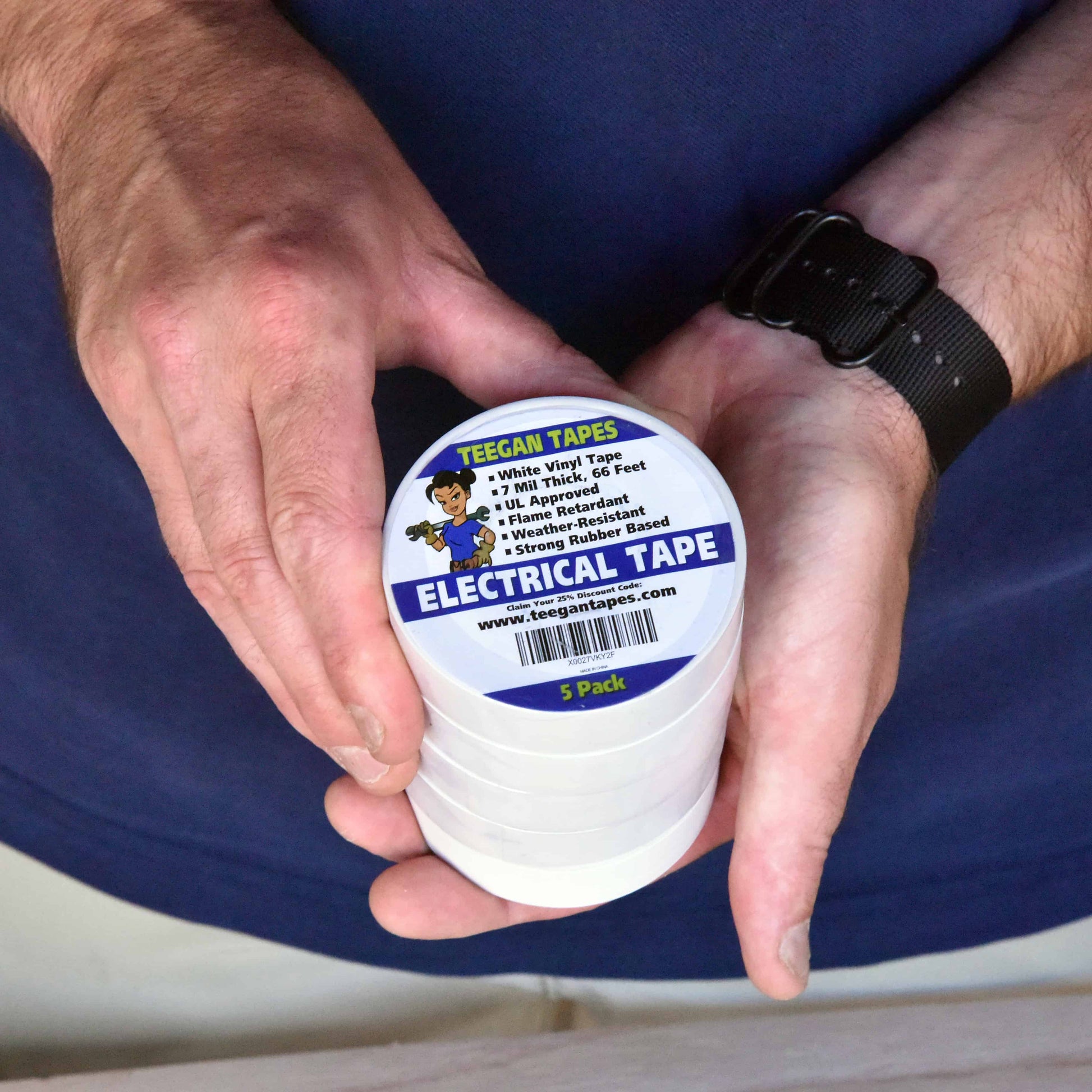 White Electrical Tape — Rutherford Products