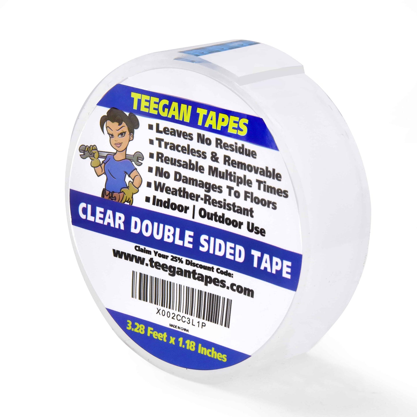 Double Sided Nano Tape  Pure Power Heavy Duty Industrial Tape – Teegan  Tapes