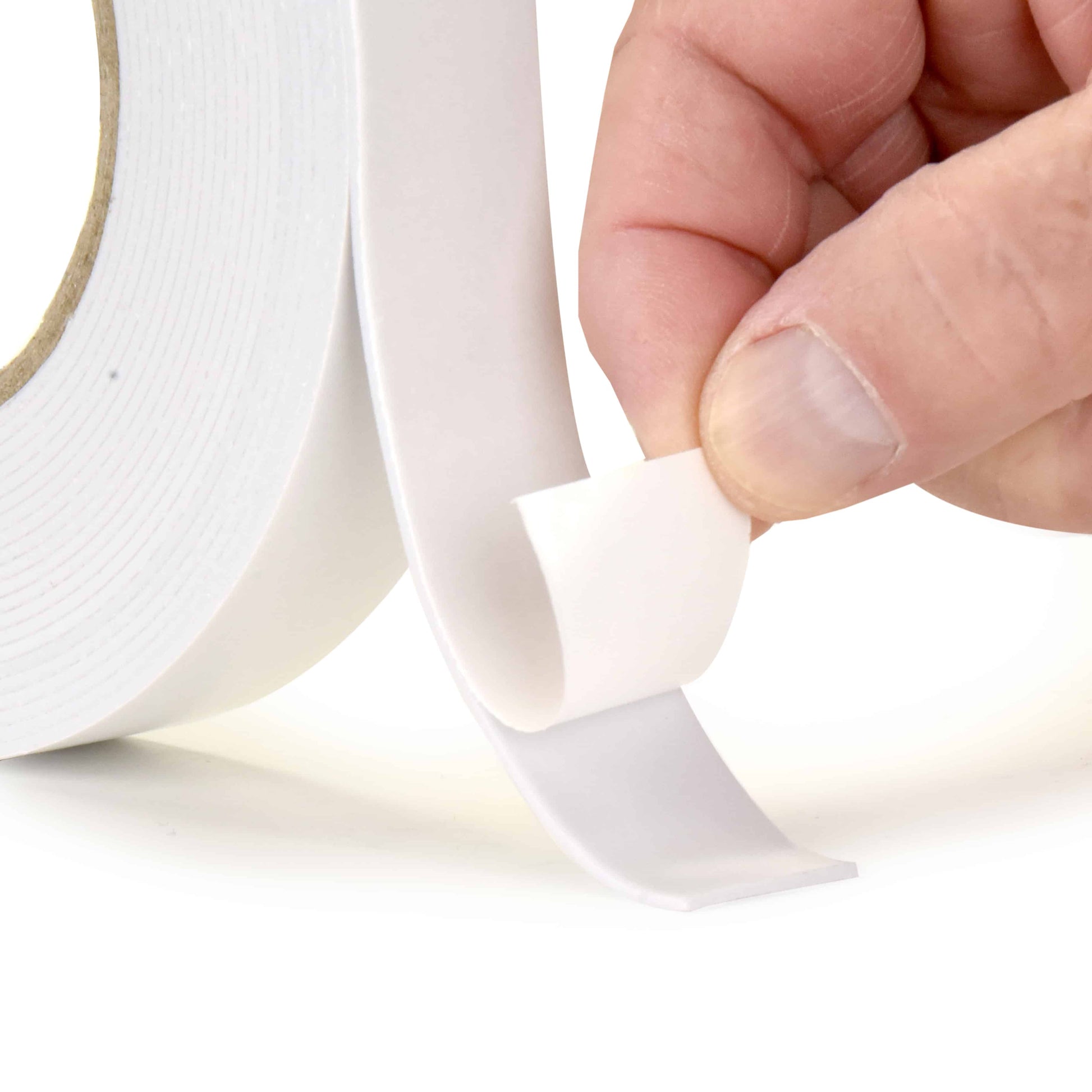 2 Inch X 30 Yards Cloth Adhesive Double Sided Carpet Tape No Residue White